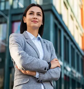 Professional woman representing job opportunities